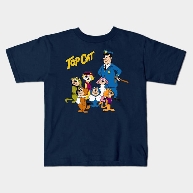 Top Cat Kids T-Shirt by CS77